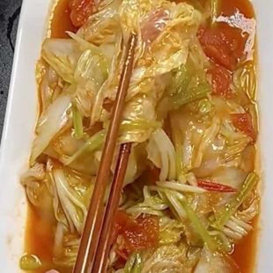 Капуста с сельдереем