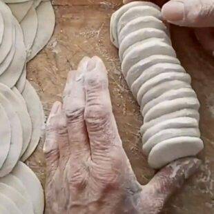 Пельмени. Лепка