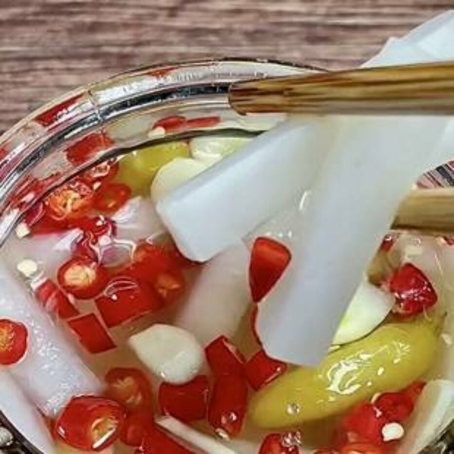 Белая редька по-домашнему