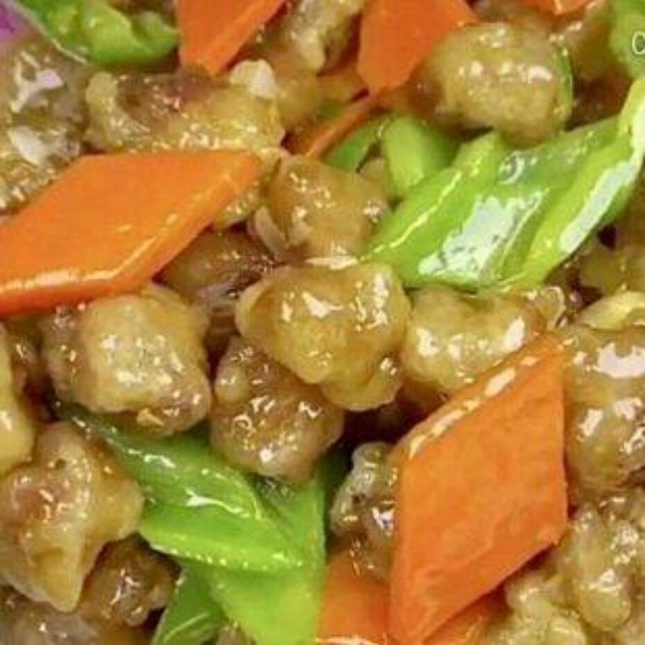 Свинина с овощами