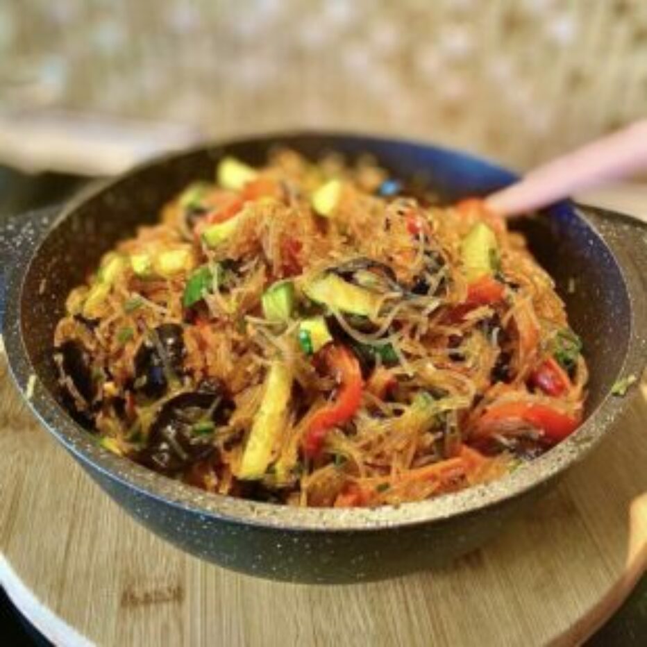 Фунчоза с овощами