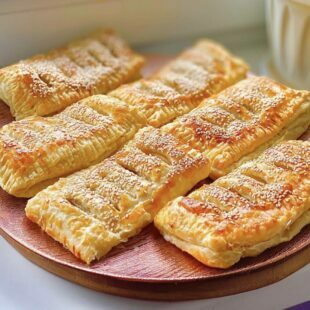 Слойки с ореховой начинкой