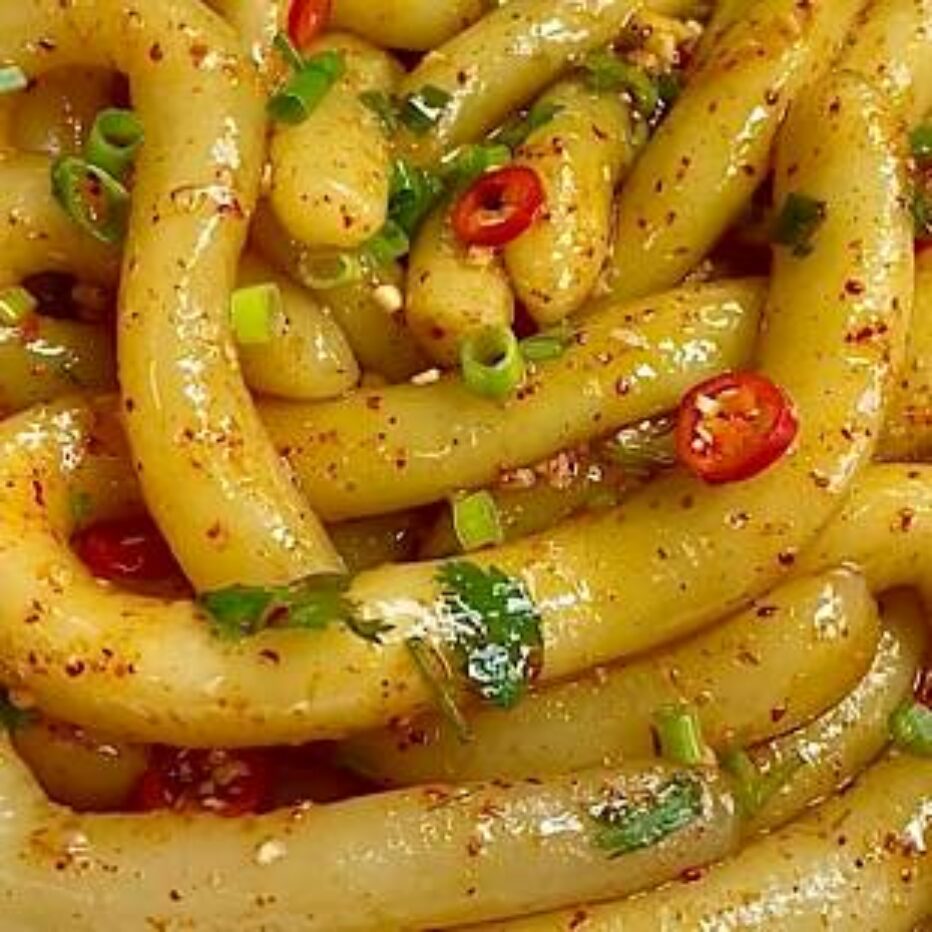 Толстая картофельная лапша