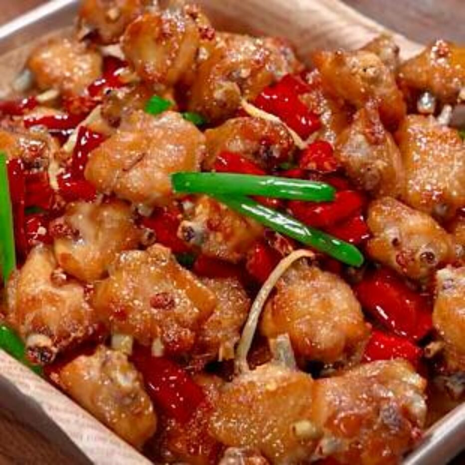Остро-пряные куриные крылышки