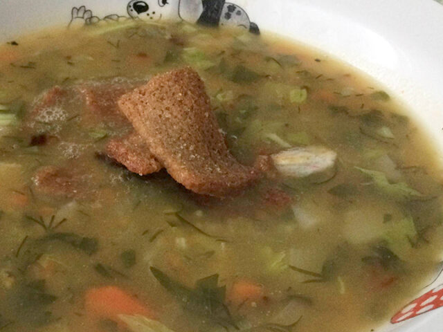 Овощной суп пюре