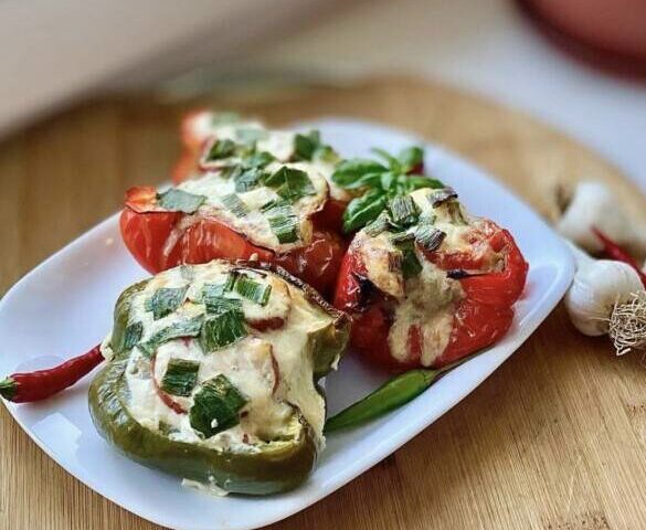 Перец фаршированный мясом