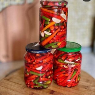 Маринованный острый перчик