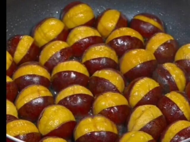 Каштановый десерт