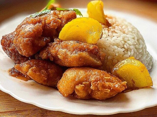 Куриная грудка в кисло-сладком соусе